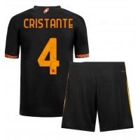 Dres AS Roma Bryan Cristante #4 Tretina pre deti 2023-24 Krátky Rukáv (+ trenírky)